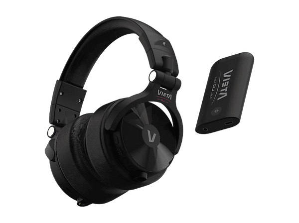 Auriculares DJ - Vieta Pro Atlas, Drivers 50 mm, Bluetooth 5.3, Autonomía 120h, Códec LDAC, Funda incluida, Negro