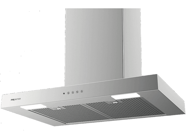 Campana decorativa - Mepamsa STILO NEO 70 X, 4 Velocidades, 710 m³/h, 70 cm, Inox