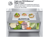 Frigorífico combi - LG GBV7280AEV, No Frost, 203 cm, 387 l, Door Cooling™, Cajón FRESHConverter™ Acero negro grafito antihuellas