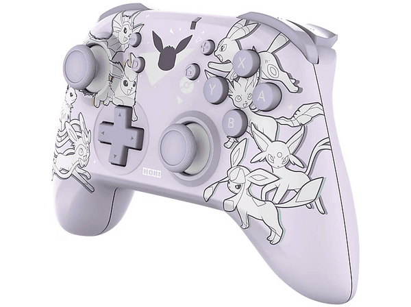 Mando Nintendo Switch - Hori Pokémon Evee, Para Nintendo Switch, Bluetooth, 15 h de autonomía, Pokémon Evee