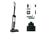 Limpiador de vapor - Polti RollySteam WD30C Cordless, 450 W, 3 en 1: aspira, lava y desinfecta con vapor, 35 min autonomía, Autolimpieza, Pantalla LED