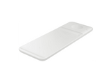 Cargador inalámbrico - Samsung Wireless Charger Trio, Para dispositivos Samsung/ Apple, USB-C, Blanco
