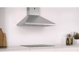 Campana decorativa - Balay 3BC676MX, Decorativa, Iluminación LED, 600 m3/h, Filtro aluminio, Inox