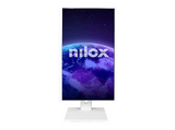 Monitor - Nilox NXM24REGWEB01W, 24 Full-HD, 75 Hz, 5 ms, IPS (Conmutación en el plano), Altura Ajustable, WebCam