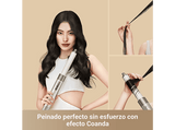 Moldeador - Dreame Air Style, 5 en 1, 1200W, Secado rápido, Alisa, da volumen, rizos y acabado liso, Gold Titanium