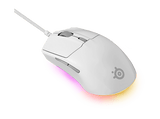 Ratón gaming - SteelSeries Rival 3 Gen 2, Por cable, Sensor óptico TrueMove Core, 8,5K PPP, 6 Teclas, Blanco