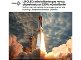 TV OLED 65 - LG OLED65G54LW, OLED 4K, Procesador Inteligente α11 AI Processor 4K Gen2, Smart TV, Instalación incluida, Rocky Black