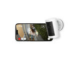 Cámara de vigilancia IP - Amazon Outdoor Camera Plus Battery, 2K, Función de visión nocturna, Comunicación bidireccional, Blanco