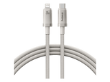 Cable USB-C a Lightning - Baseus Titanium Alloy, Carga ultrarrápida, Alta resistencia, USB-C a Lightning, 100 cm, 20W, Dorado Galaxy Titanium