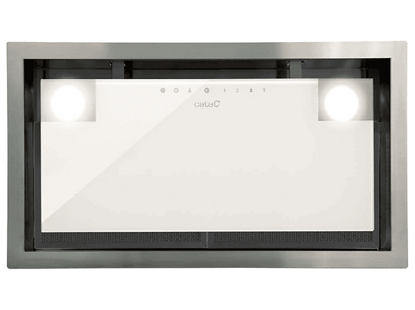 Campana grupo filtrante - Cata GC Dual WH, 3 Velocidades, 820 m³/h, 4 niveles extracción, 75 cm, Blanco