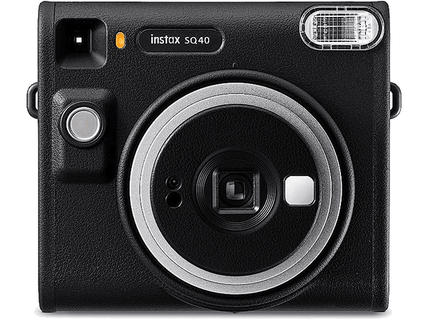 Cámara instantánea - Fujifilm Instax SQ40, Flash integrado, Exposición automática, Lente y espejo selfie, Negro