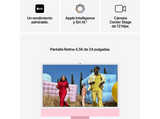 Apple iMac (2026) 24 Retina 4.5K, chip M6, CPU de 12 núcleos, GPU de 12 núcleos, 16 GB de RAM, 256 GB de SSD, Rosa