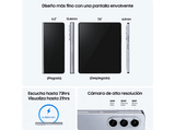 Móvil - Samsung Galaxy Z Fold5 5G, 256GB, 12GB RAM, Crema, 7.6 QXGA+, Plegable, Qualcomm Snapdragon, 4400 mAh, Android 13