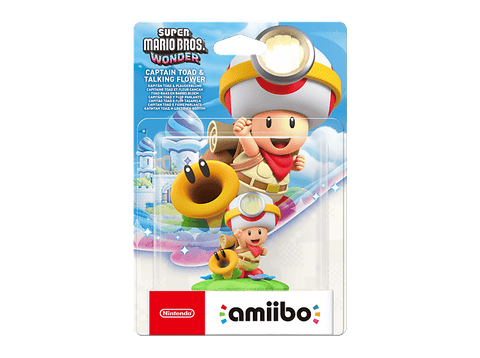 Figura Amiibo - Nintendo Super Mario Bros. Wonder: Captain Toad & Talking Flower