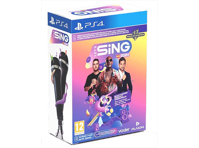 PS4 Let´s Sing 2024 + 2 Micro