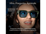 Gafas IA - Meta Fury, Negro clásico, Lentes en marrón degradado, Gafas con IA y cámara, Unisex