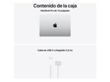 Apple MacBook Pro (2026) 14.2 Liquid Retina XDR, Chip M5 Max Apple, CPU 18 núcleos, GPU 32 núcleos, 36GB RAM, 2TB SSD, Plata, Sin cargador