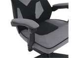 Silla gaming - Newskill Eros Mesh, Carga máx. 150 kg, Respaldo mallado, Tela transpirable, Gris