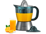 Exprimidor - Cecotec Zitra Full Steel, 1L, 2 conos desmontables, Filtro acero inoxidable, Doble sentido de giro, 60W, Full Steel