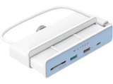 Hub USB - Hyper HD34A8, 6 Puertos en 1, USB-C, 10 Gbit/s, Blanco