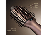 Moldeador - BaByliss Air Power Volume AS95E, Tecnología iónica, 3 Temperaturas, Uso en seco y en húmedo, Iónico, Barril ovalado, Rosa