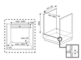Horno - Beko BBCM12300X, Multifunción, Limpieza por vapor, 48 l, 59.4 cm, Inox