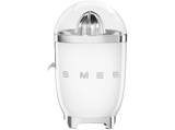 Exprimidor - Smeg CJF11, 0.2 l, 70 W, 1 velocidad, Acero inoxidable, Estética 50's Style, Blanco