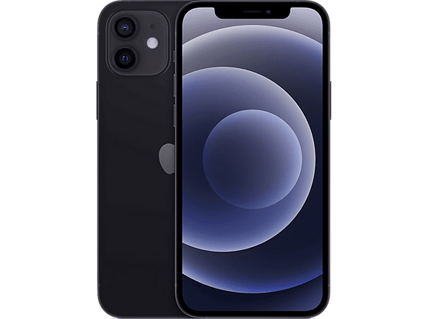 Apple iPhone 12, Negro, 64 GB, 5G, 6.1" OLED Super Retina XDR, iOS, Chip A14 Bionic