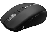 Ratón inalámbrico - Isy IWM-4100-BK, Óptica por diodos láser, 1600 dpi, Botones Silenciosos, LED, Negro