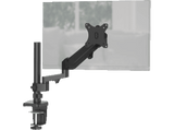 Soporte monitor - Hama Holder, De 13 a 35, VESA 75x75-100x100, Inclinación +45°/-45°, Giro 180°, Hasta 12kg, Altura ajustable, Negro