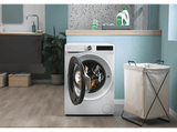 Lavadora carga frontal - Candy BR 412BL8-S, ProWash 500, 12 kg, 1400 rpm, 16 Programas, Motor Inverter, Wi-Fi, Blanco