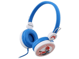 Auriculares infantiles - FR-TEC Super Mario Kart, Diadema, Cable Jack 3.5 mm, Blanco / Azul
