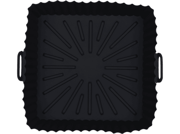 Accesorio freidora - NK HO330023, Base de Silicona, Kit 2 Piezas, 20 cm, Apto Lavavajillas, Apto Microondas, Hasta 220º, Negro