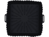 Accesorio freidora - NK HO330023, Base de Silicona, Kit 2 Piezas, 20 cm, Apto Lavavajillas, Apto Microondas, Hasta 220º, Negro