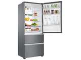 Frigorífico combi - Haier 3D 70 Series 3 A3FE743CPJ, No Frost, 190 cm, 450 l, Motor Inverter, 3 puertas, Titanium