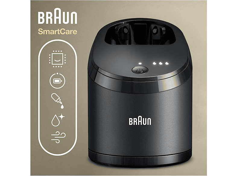 Accesorio afeitadora - Braun SmartCare 5 En 1, Centro de limpieza, Lubricación y secado, Clean&Renew, Limpieza higiénica