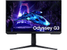 Monitor gaming - Samsung Odyssey G3 LS24DG304EUXEN, 24 " Full-HD, 100 Hz, 1 ms, IPS, Altura ajustable, Negro