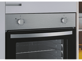 Horno - Candy Idea FIDC X100,  Estático, Esmalte fácil de limpiar,70 l, Mandos Mecánicos, 60 cm, Inox