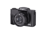 Cámara - Engel EC 3000 B, 13 MP (hasta 64MP interpolados), UHD 4K, Digital, Compacta,, 16x Zoom, Pantalla 3" Abatible, WiFi, Negro