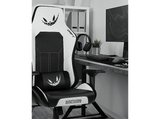 Silla gaming - Drift Rubius White, Carga máx. 150 kg, Reposabrazos 4D, Blanco
