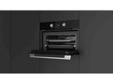 Horno compacto - Teka HLC 8406 BK, Multifunción, Sistema de limpieza integrado, 44 l, 45 cm Ancho, Función Airfry, Negro