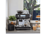 Cafetera express - Sage the Barista Pro™, 15 bar, 1680 W, 2 Tazas, Microespumado manual artesanal, Dosing Funnel™, Negro