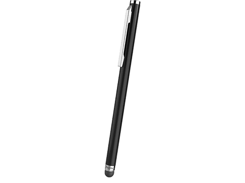 Lápiz óptico - Hama 00125106, Para tablets y smartphones, Punta tacto suave, Con clip, Negro
