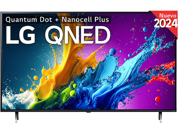TV QNED 50" - LG 50QNED80T6A, UHD 4K, Procesador Inteligente 4K α5, Smart TV, DVB-T2 (H.265), Negro