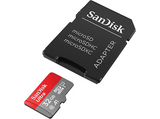 Tarjeta Micro SDHC - SanDisk Ultra, Imaging, 32GB, 120 MB/s, UHS-I, Clase 10, A1, U1, Adaptador SD, Multicolor