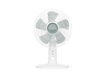 Ventilador de sobremesa - Rowenta VU2740, 22 W, 4 velocidades, 32 dB, Oscilación automática, Compacto, Blanco