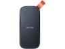 Disco duro SSD externo 2TB - SanDisk Portable SSD, Portátil, USB 3.2 Gen 2, Lectura de hasta 800 MB/s, Gancho de goma, Gris