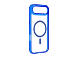 Funda móvil - CellularLine ICONIC MAG, Para iPhone 17 Air, Ultrarresistente, MagSafe, Azul y Transparente
