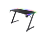 Mesa gaming - Trust GXT710, Iluminación RGB, Cargador Inalámbrico, Negro