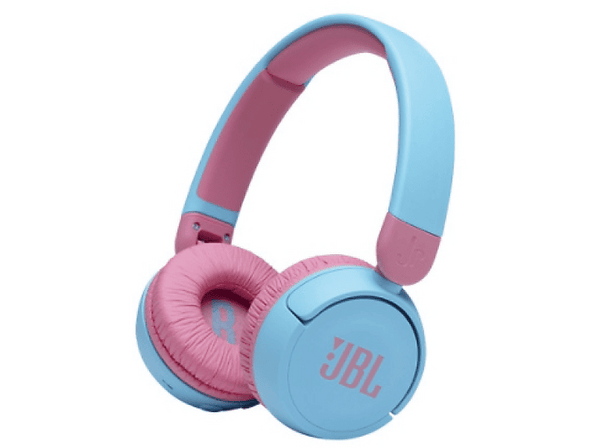 Auriculares infantiles - JBL JR310BT, De diadema, Bluetooth, Micrófono, Hasta 30 horas, Azul